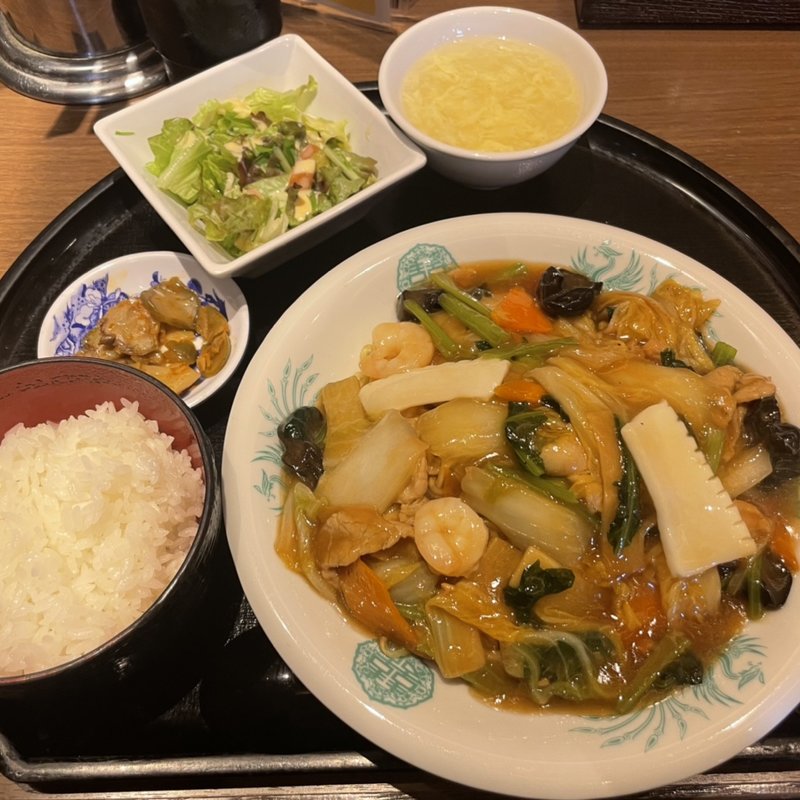 五目ヤキソバセット(中国料理 璠房（ファンファン）)