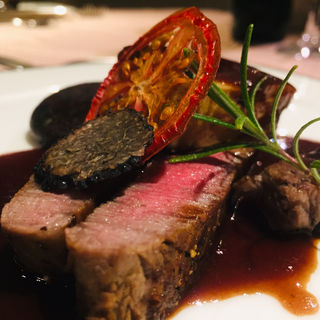 中山牛のシャトーブリアンとフォアグラのロッシーニ(フランス厨房 旬彩 中央駅店 )