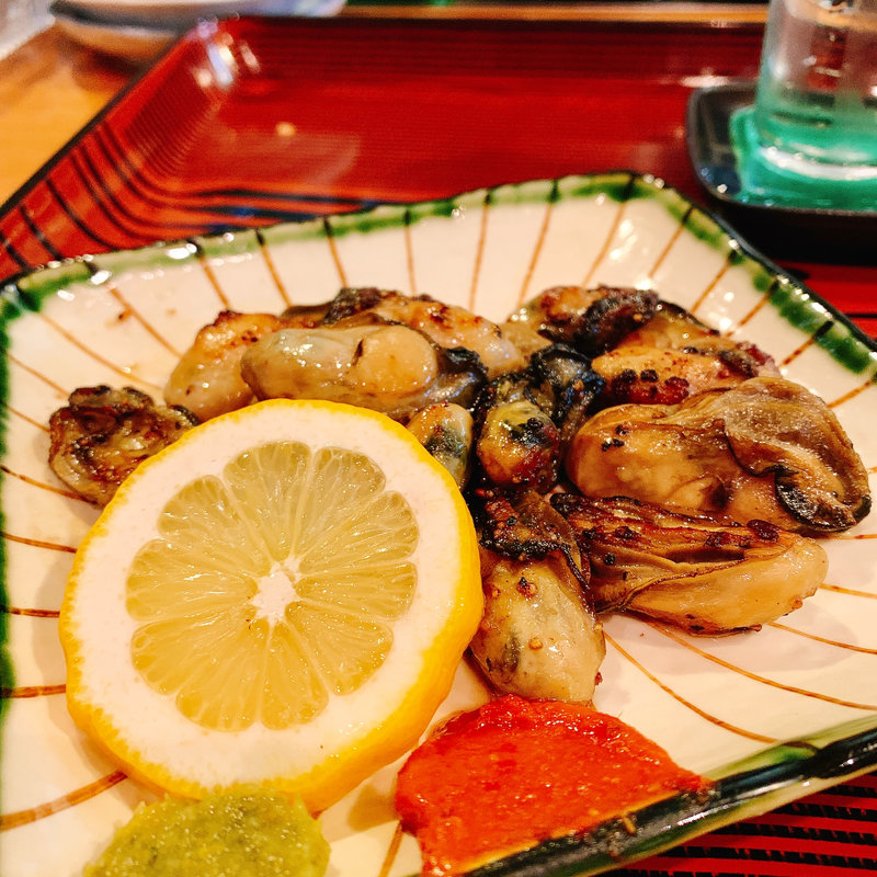 佐渡産牡蠣バター焼(山屋 )