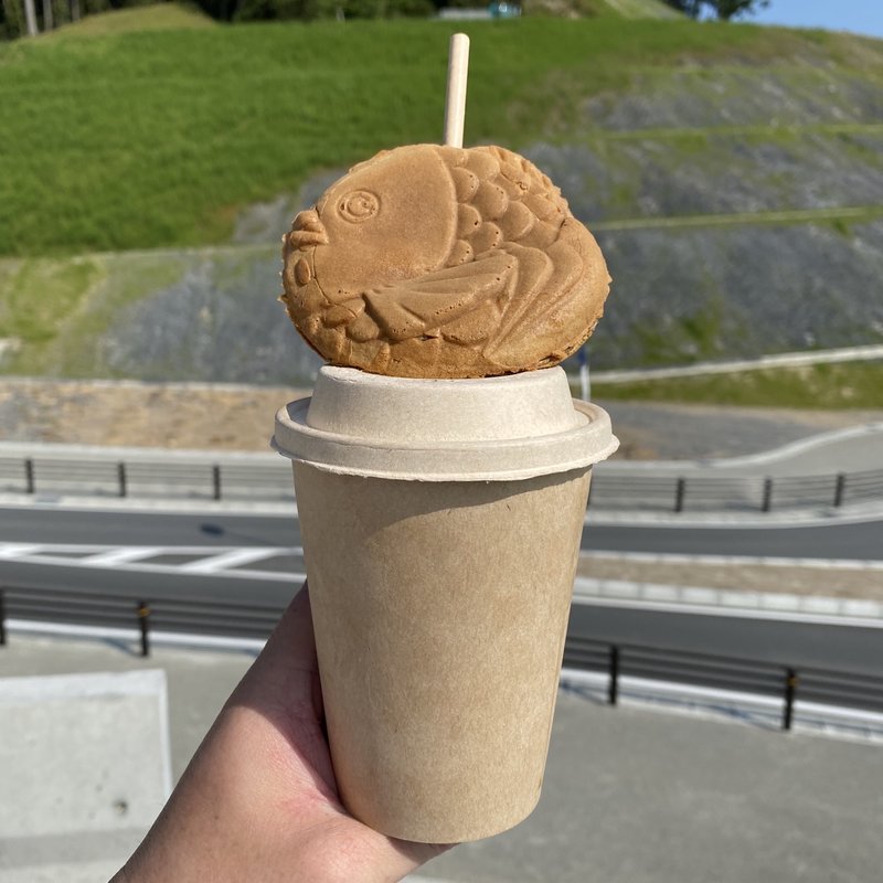 わのドリンクセット(わのたいやき、アイスコーヒー)(たいやき わらしべ VISON店)