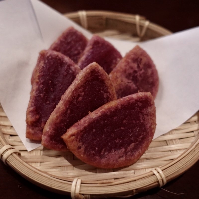 紅芋の天ぷら(沖縄料理　美ら花)