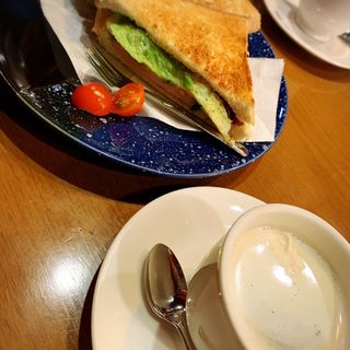 トーストサンドセット(カフェ ブラジレイロ)