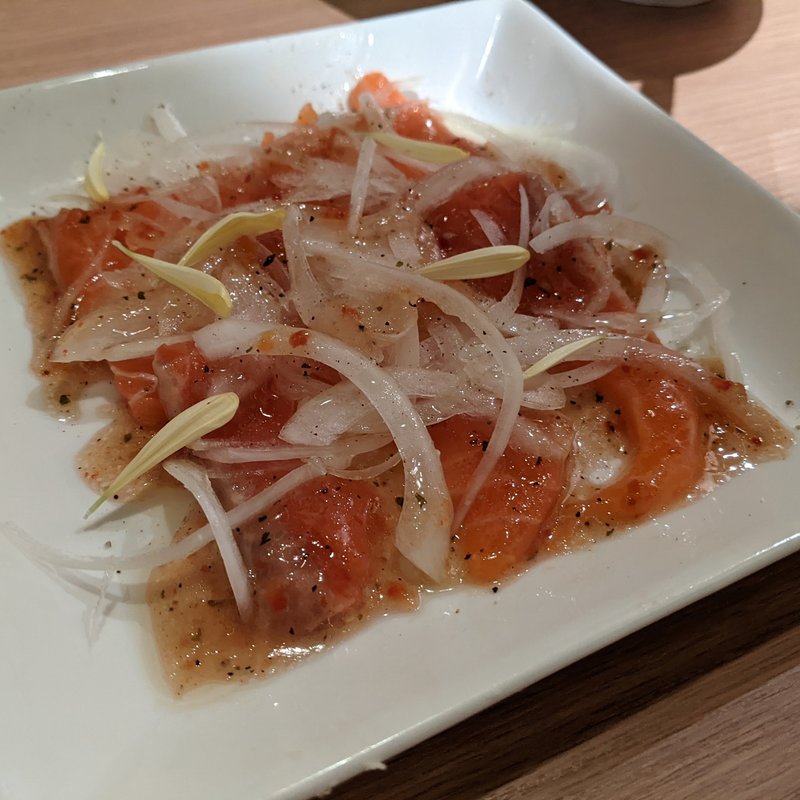 自家製ソースのカルパッチョ(かまくら個室ビストロ KAMAKURA 錦糸町 )