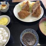 チーズかつハーフ定食(札幌ラーメンどさん子　山鹿店)