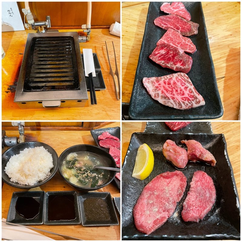 ライスセット＋レモンサワー＋赤身肉3500円(治郎丸)