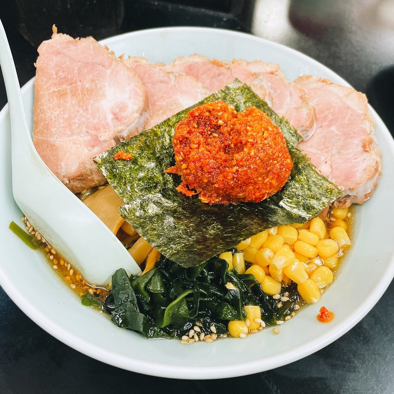 チャーシューからし麺(大雄ラーメン)