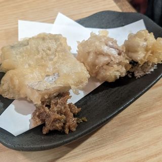 太刀魚・白子天ぷら(日本酒バル 醸ス)