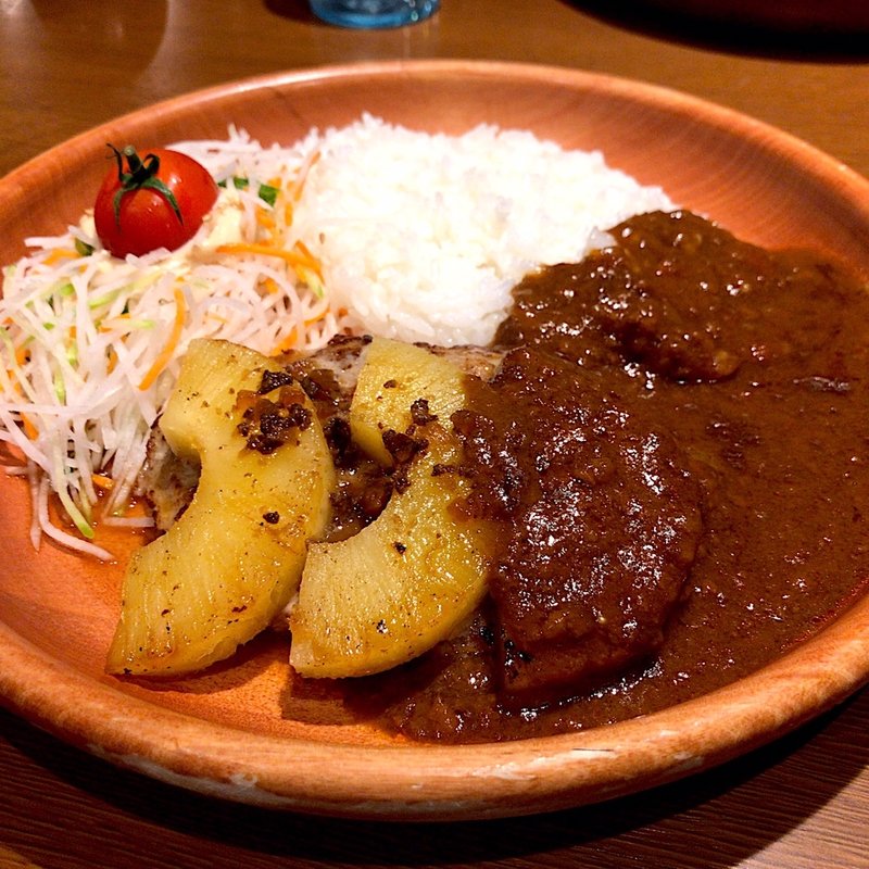 パインカリーバーグディッシュ 150g(びっくりドンキー クリスロード店 )