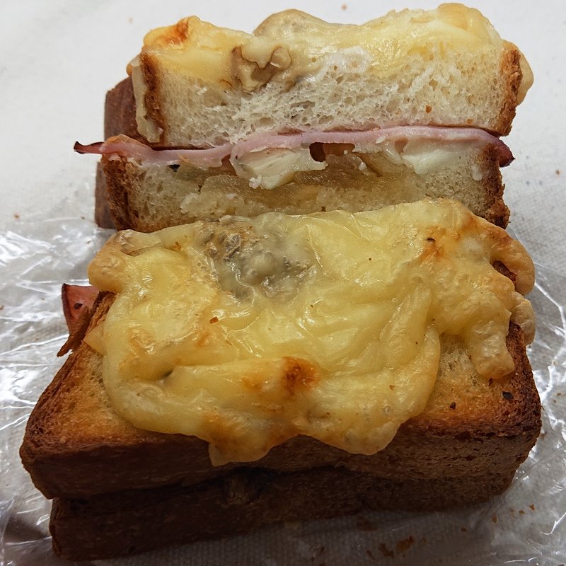 りんごのクロックムッシュ(panda)