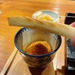 卵とカラスミ