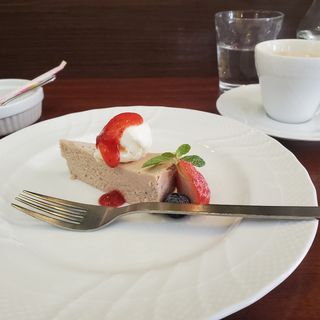 苺のチーズケーキ(ピーチェリーノ)