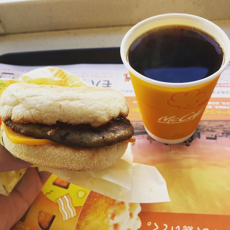 ソーセージマフィン コンビ(マクドナルド 調布北口店 )