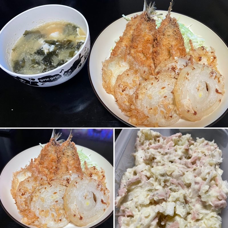 イワシフライ(自宅)