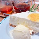 レモンレアチーズケーキ(マザームーンカフェ 阪神百貨店)
