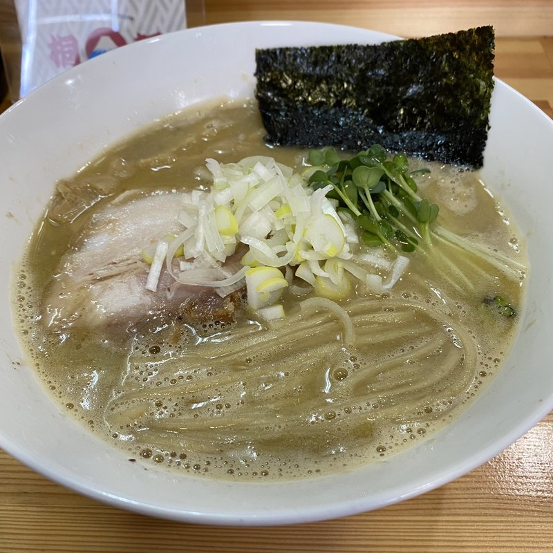 鯛白湯(桐麺 )