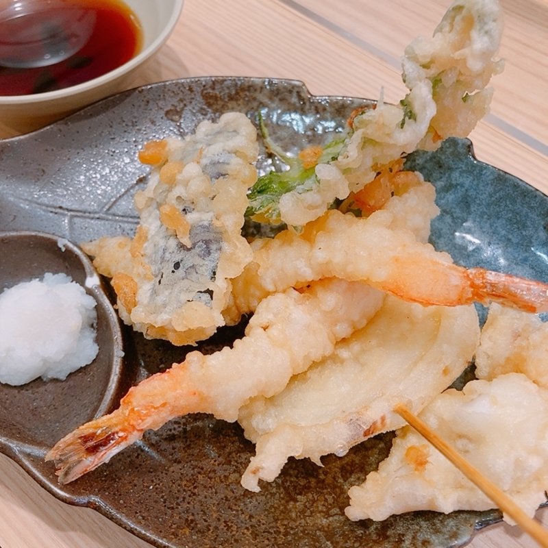 すし屋の天ぷら盛り合わせ(すし丸ゆめタウン広島店)