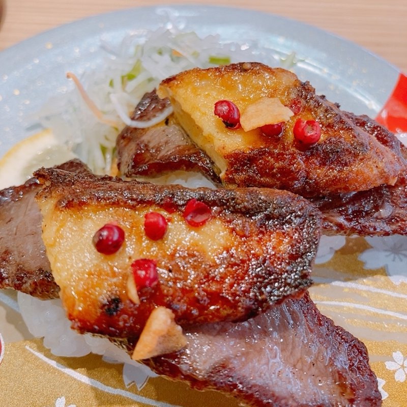 牛ステーキフォアグラのせ(すし丸ゆめタウン広島店)