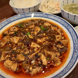 四川麻婆豆腐ランチ(中国菜 オイル )