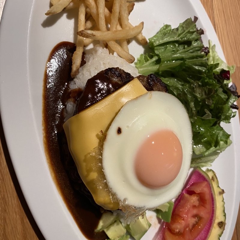 ビーフステーキロコモコ(ラ・オハナ逗子海岸店)