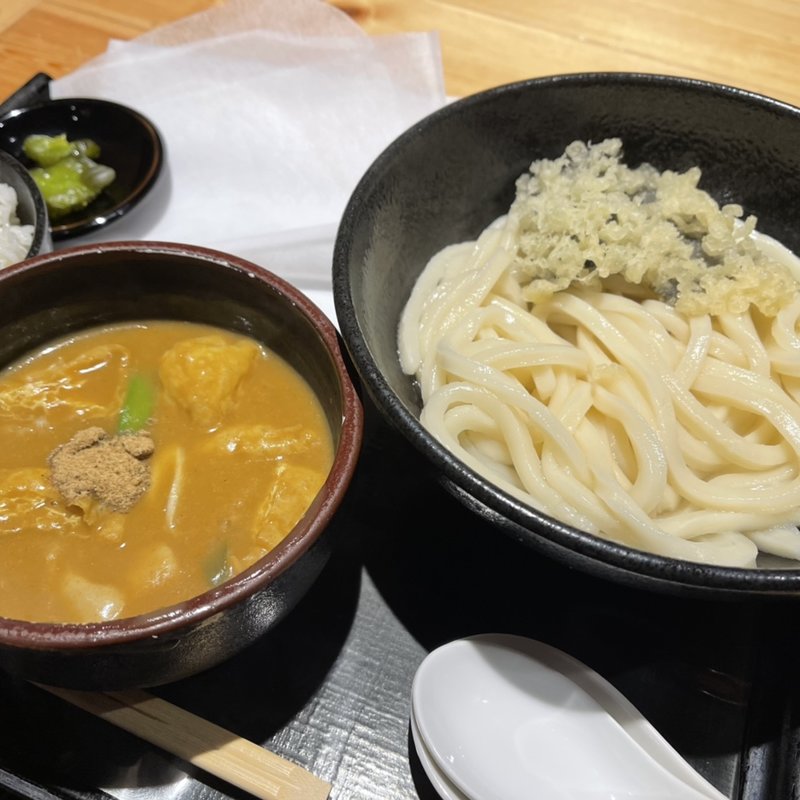 つけカレーうどん＋白ごはん、(千 （せん）)