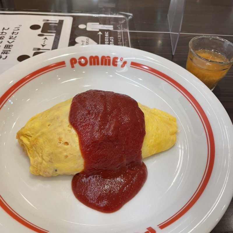 定番ケチャップオムライス Ｓサイズ(ポムの樹cafe （ポムノキカフェ）)