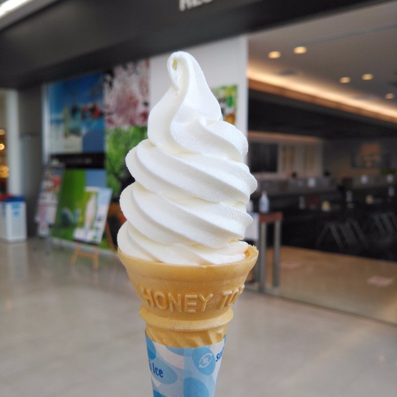 安比のソフトクリーム(レストラン安比高原 花巻空港)