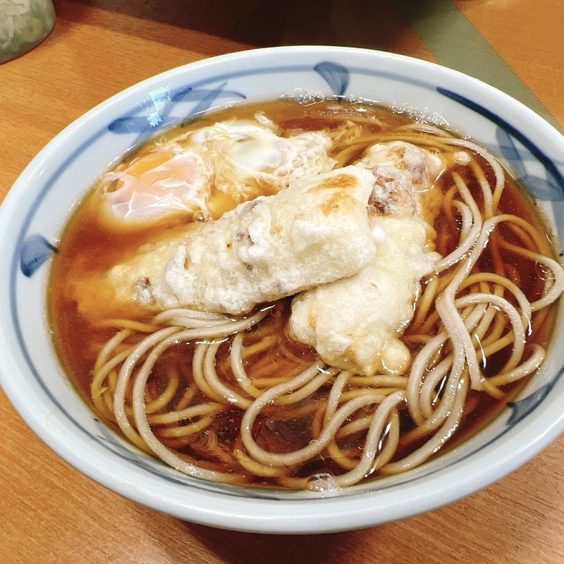 ちくわ天玉そば(加賀)