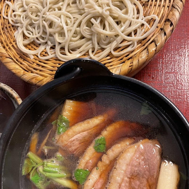 鴨つけ汁そば(一休庵 （いっきゅうあん）)
