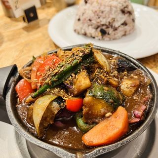 一日分の野菜カレー(野菜を食べるカレーcamp 代々木本店)
