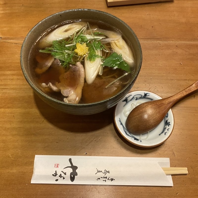 鴨南蛮そば(やなか)