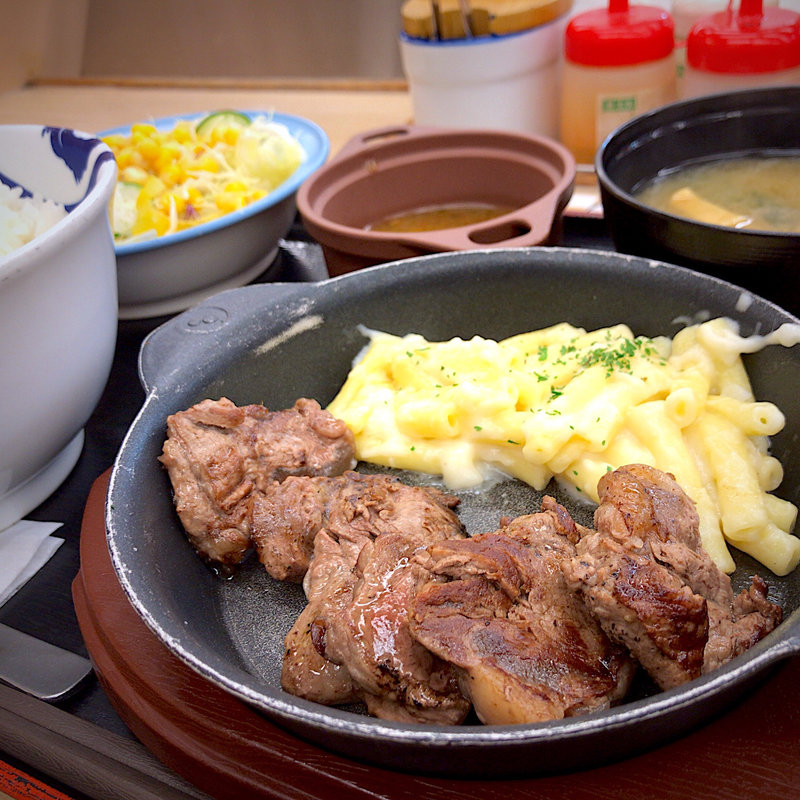 牛ヒレ肉のカットステーキ定食(松屋 仙台定禅寺通り店 )