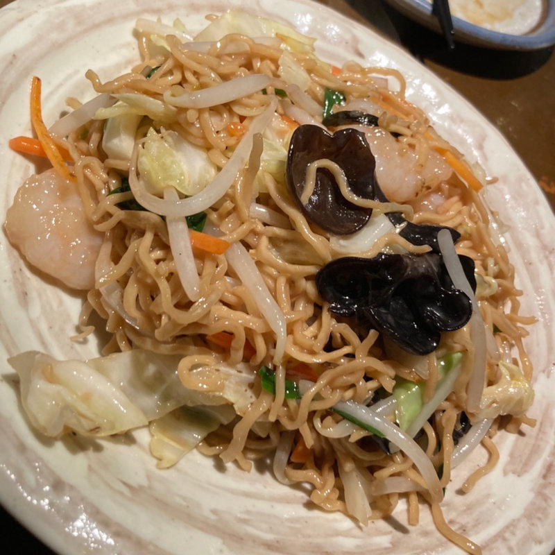 エビ味噌焼きそば(旬鮮たくま)