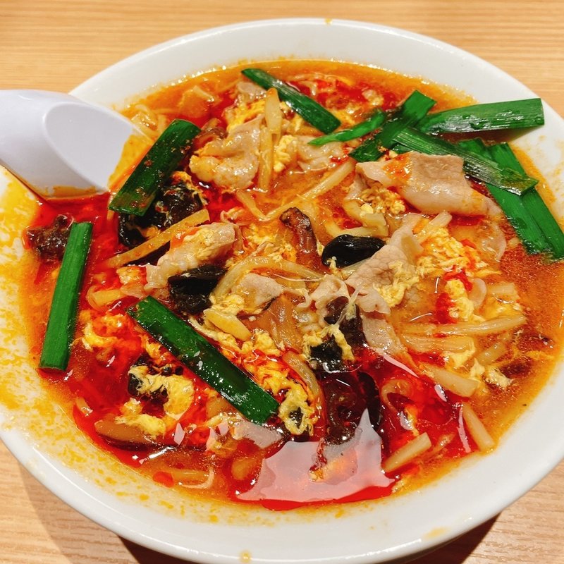 サンラータン麺(丸源ラーメン　新座片山店)