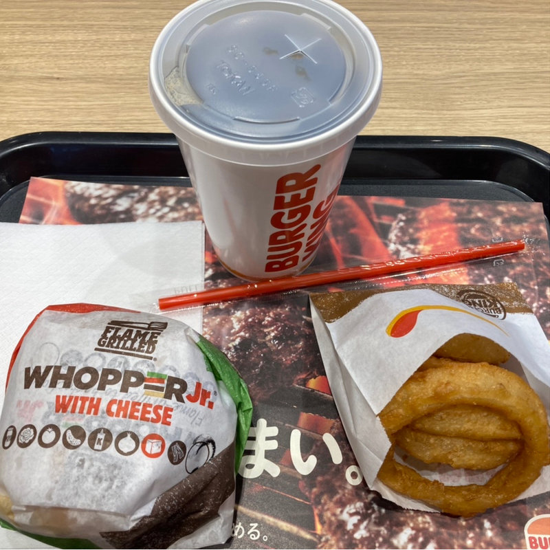 ダブルワッパーJrセット(バーガーキング　フルルガーデン八千代店)
