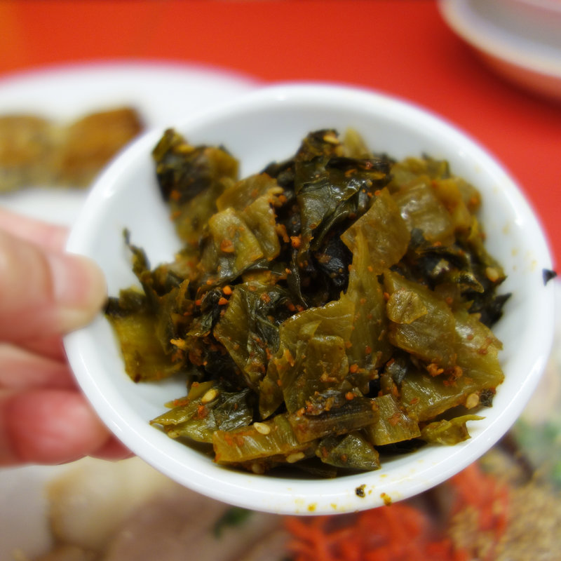 辛子高菜(長浜屋台 一心亭 本店)