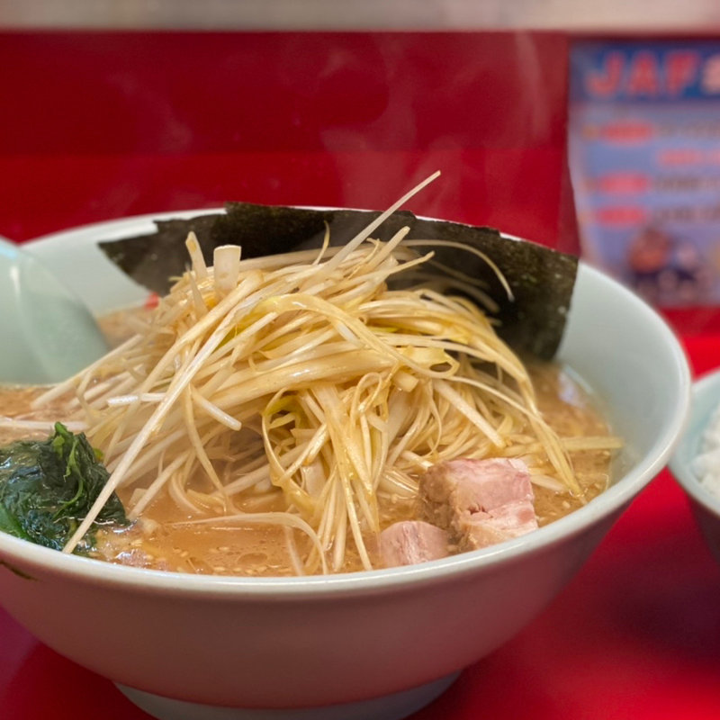 味噌ネギラーメン＋白髪ねぎ(ラーメン山岡家 南2条店)