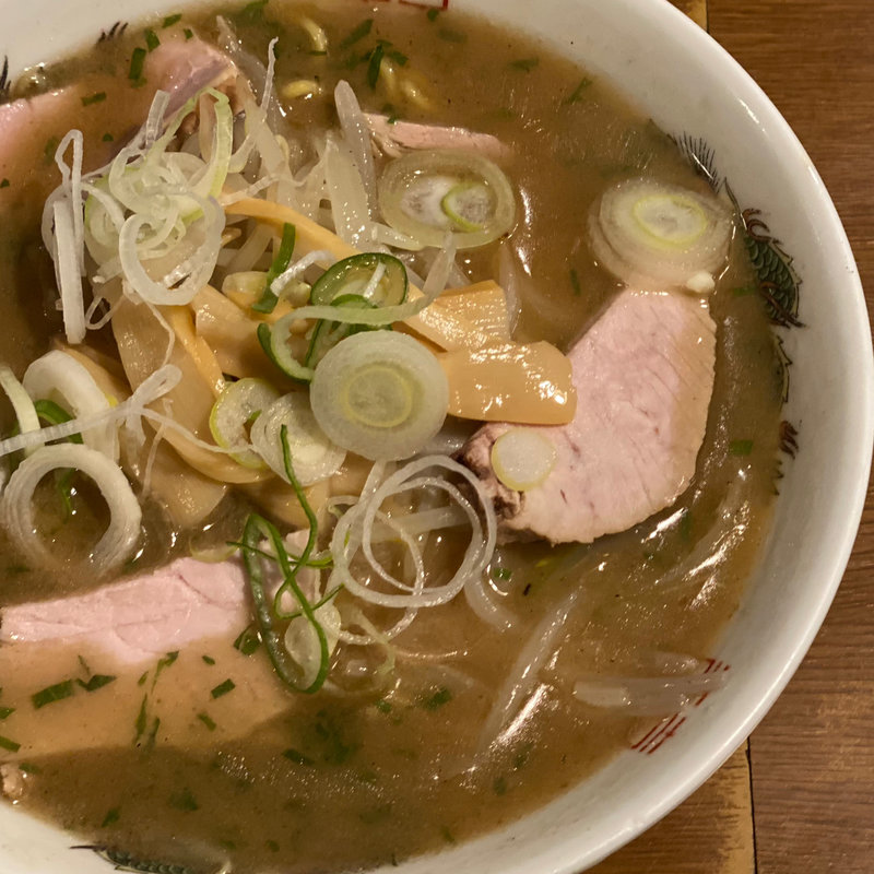 青じそ正油ラーメン(一徹)