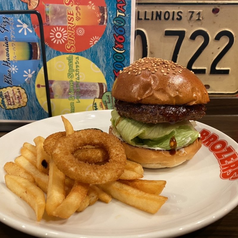 ハンバーガー(ブラザーズ 人形町本店 （BROZERS'）)