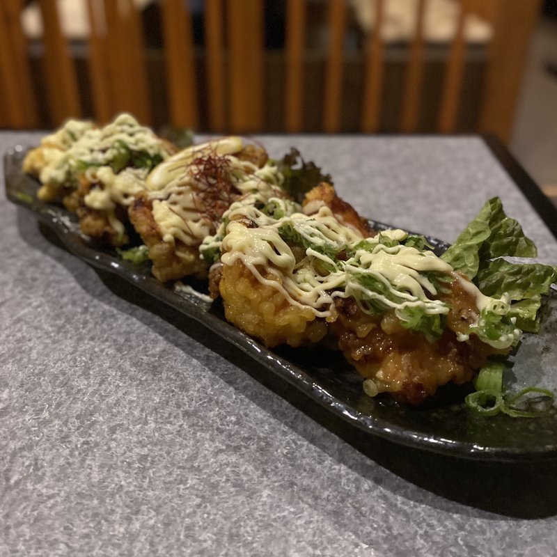 ネギマヨとり天(とり焼 げんき )