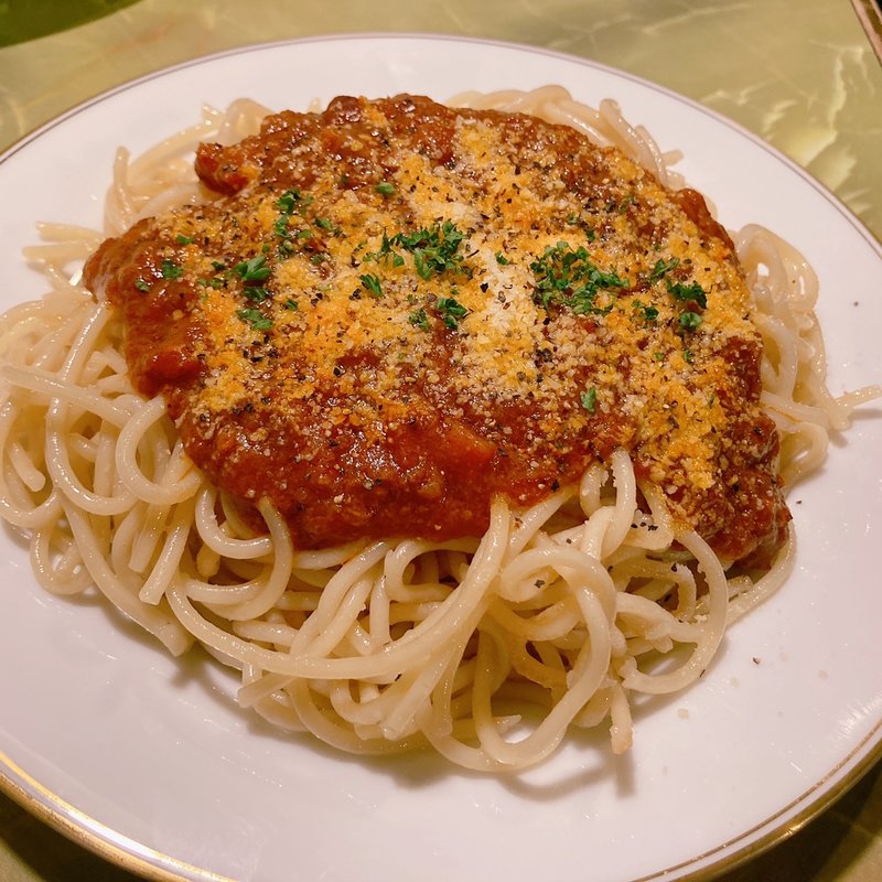 ミートソーススパゲティ(不純喫茶ドープ)