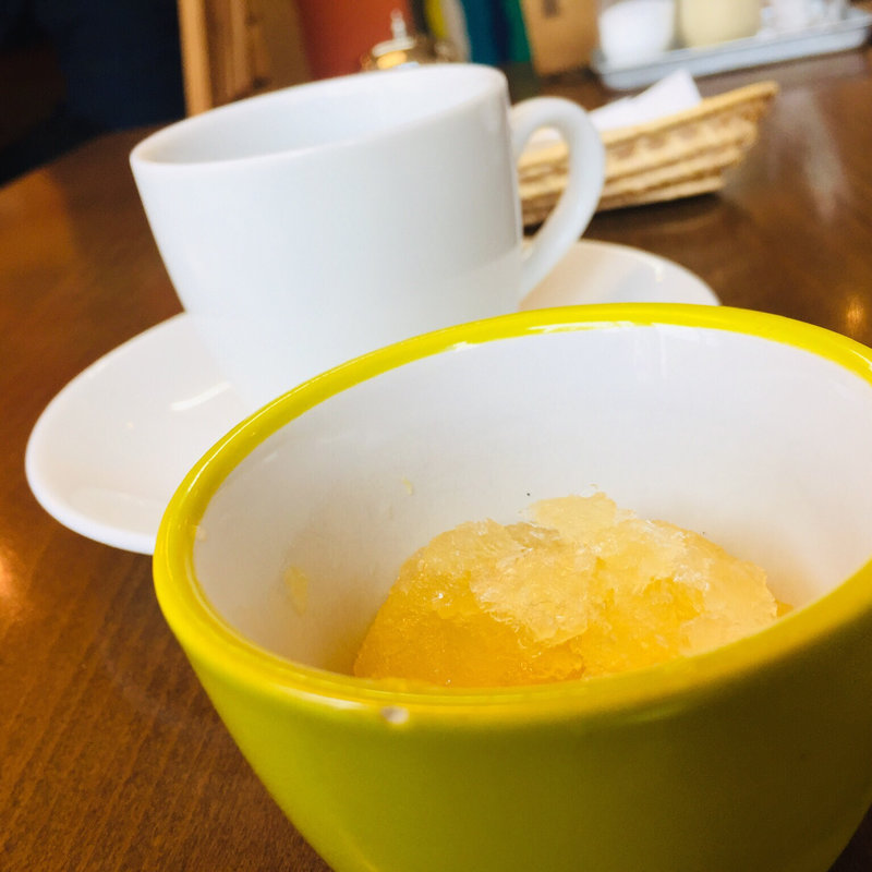 みかんのシャーベット(洋食屋 青空 （ヨウリョクヤ アオゾラ）)