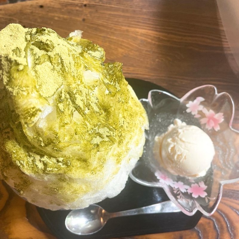 アイス宇治金時(天野屋)