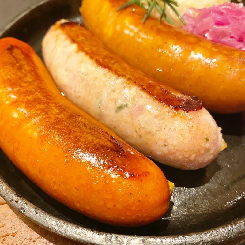 ソーセージ3種盛り(Schmatz beer dining yurakucho シュマッツ・ビア・ダイニング 有楽町)