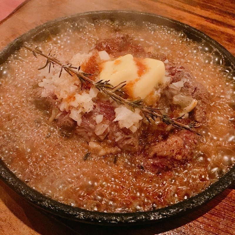 炎上ビフテキ200g(流川洋食酒場ぶると味 )