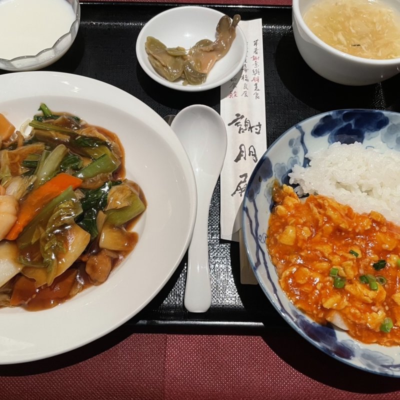 焼そばハーフセット(謝朋殿 大崎ニューシティ店)