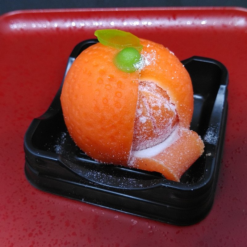 上生菓子｢みかん｣(松栄堂 イオン一関店 )