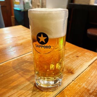 生ビール(焼肉・ホルモン 恵比寿 英司)
