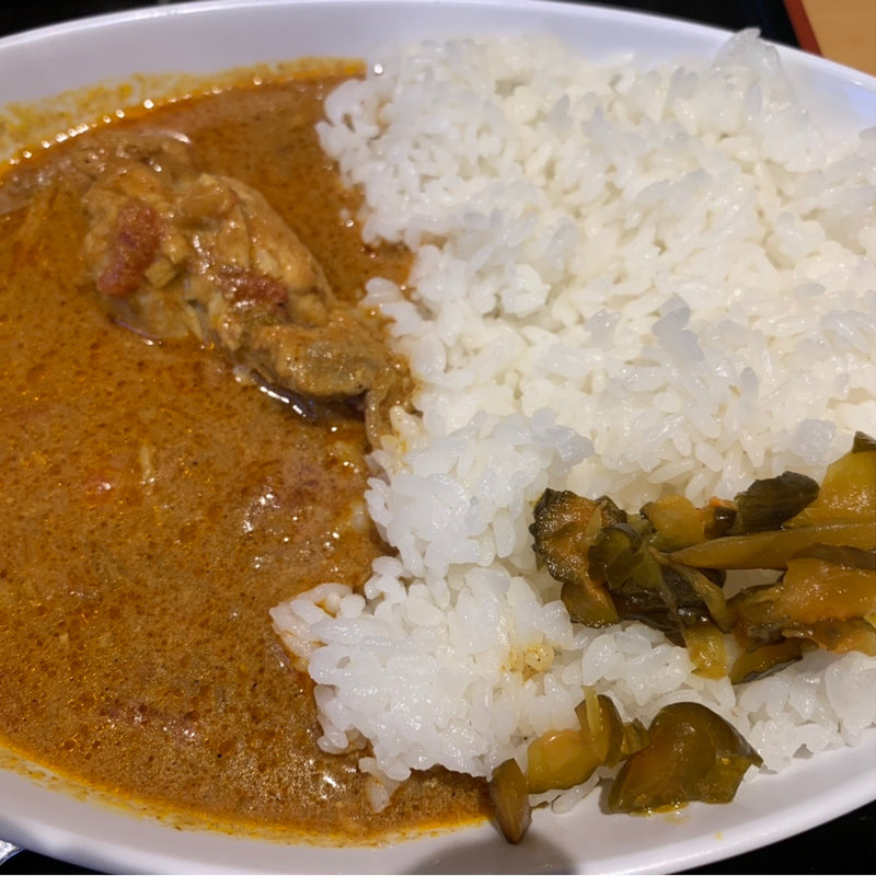 チキンカレー(よもだそば 御徒町店)