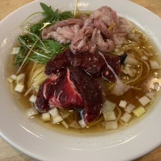 鯨コロと油カスのハリハリラーメン(福島壱麺 （イチメン）)