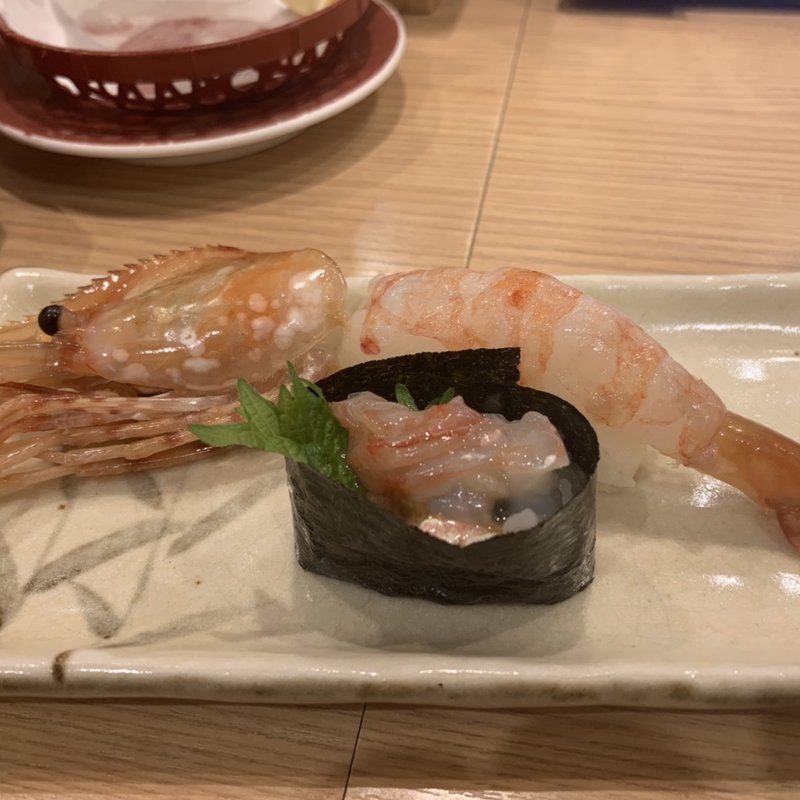 特大ボタン海老(回転寿し トリトン 東京池袋東武店)